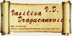 Vasilisa Dragucanović vizit kartica